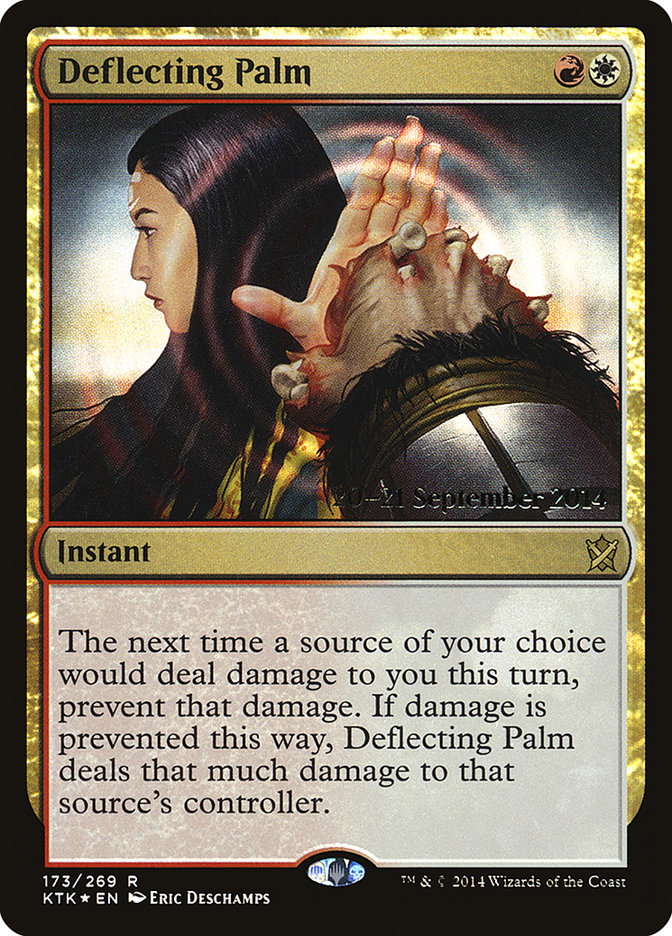 Deflecting Palm [Khans of Tarkir Prerelease Promos] | L.A. Mood Comics and Games