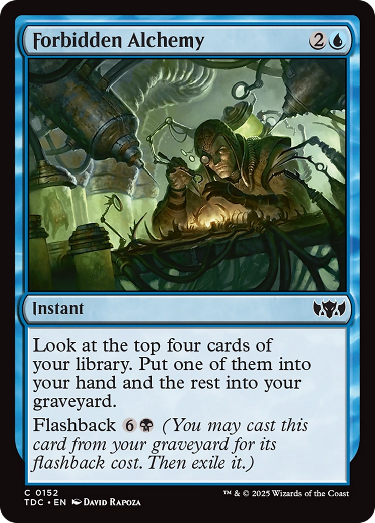Forbidden Alchemy [Tarkir: Dragonstorm Commander] | L.A. Mood Comics and Games