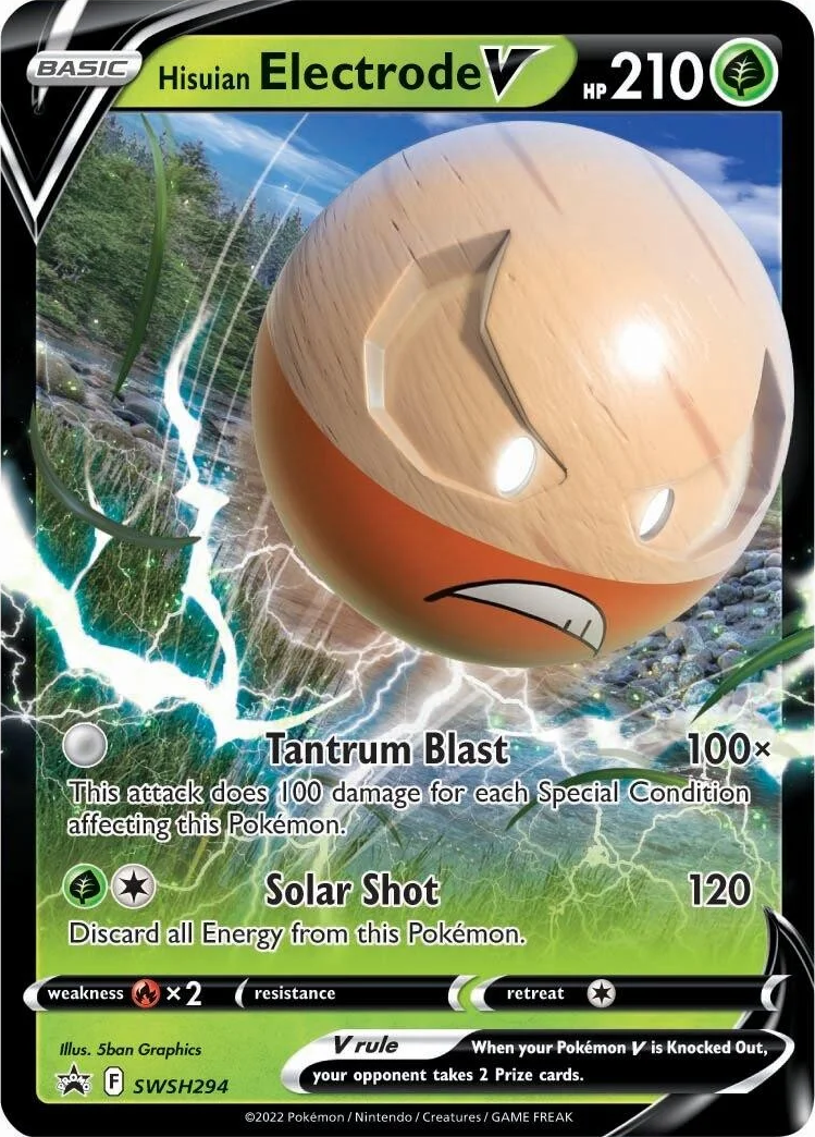 Hisuian Electrode V (SWSH294) [Sword & Shield: Black Star Promos] | L.A. Mood Comics and Games