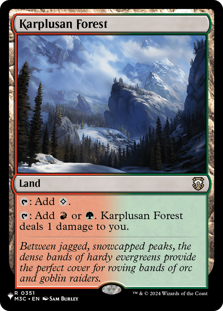 Karplusan Forest (M3C) [The List] | L.A. Mood Comics and Games
