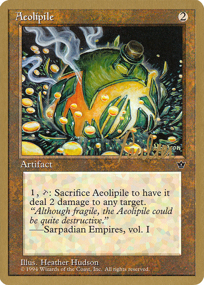 Aeolipile (Preston Poulter) [Pro Tour Collector Set] | L.A. Mood Comics and Games
