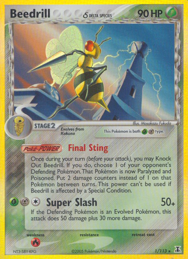 Beedrill (1/113) (Delta Species) [EX: Delta Species] | L.A. Mood Comics and Games
