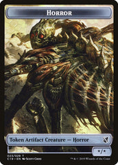 Angel of Sanctions // Horror Double-Sided Token [Commander 2019 Tokens] | L.A. Mood Comics and Games