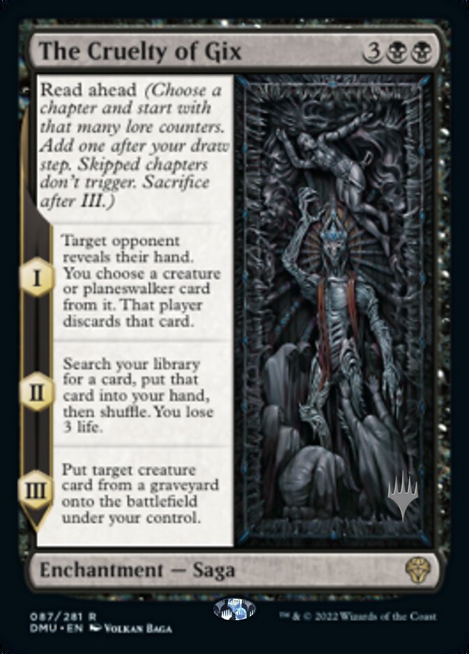 The Cruelty of Gix (Promo Pack) [Dominaria United Promos] | L.A. Mood Comics and Games