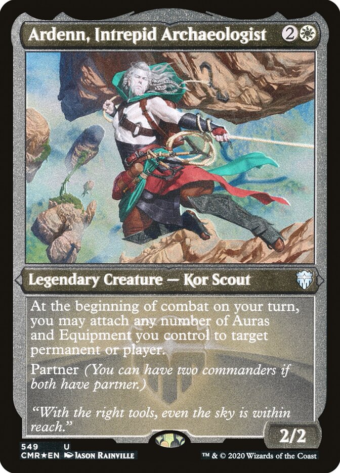 Ardenn, Intrepid Archaeologist (Etched) [Commander Legends] | L.A. Mood Comics and Games