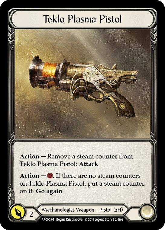 Teklo Plasma Pistol // Viserai, Rune Blood [ARC003 // ARC075] (Arcane Rising) | L.A. Mood Comics and Games