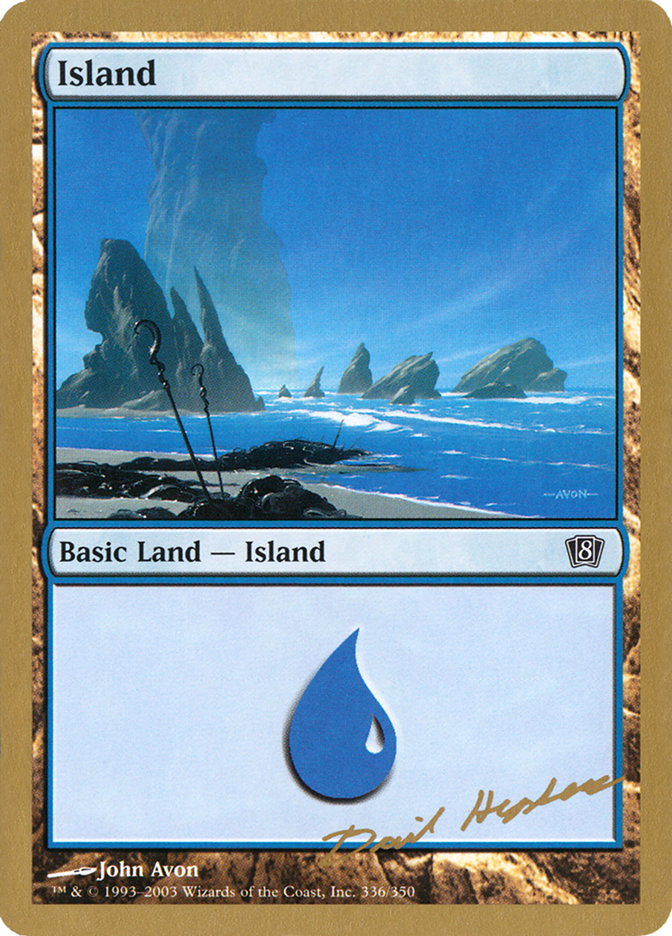 Island (dh336) (Dave Humpherys) [World Championship Decks 2003] | L.A. Mood Comics and Games