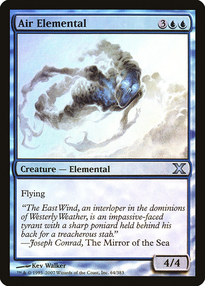 Air Elemental (Premium Foil) [Tenth Edition] | L.A. Mood Comics and Games