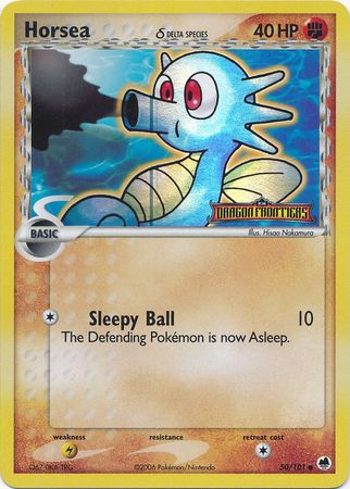 Horsea (50/101) (Delta Species) (Stamped) [EX: Dragon Frontiers] | L.A. Mood Comics and Games