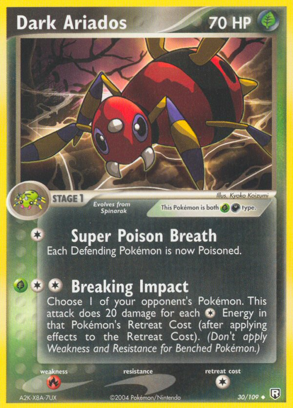 Dark Ariados (30/109) [EX: Team Rocket Returns] | L.A. Mood Comics and Games