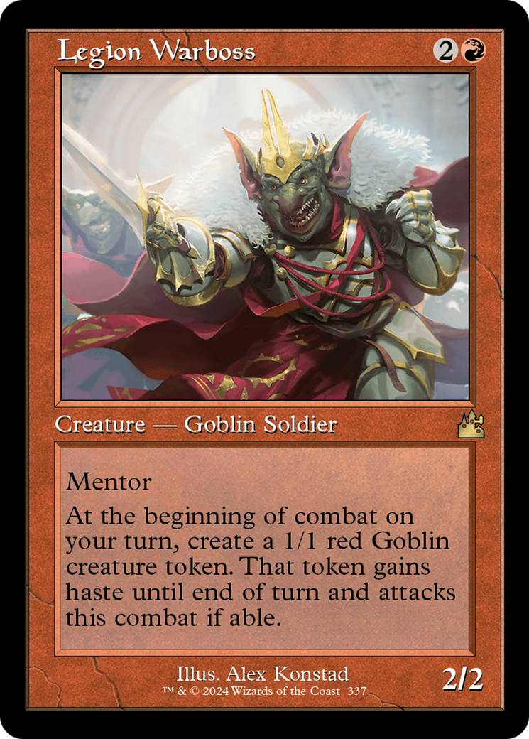 Legion Warboss (Retro Frame) [Ravnica Remastered] | L.A. Mood Comics and Games