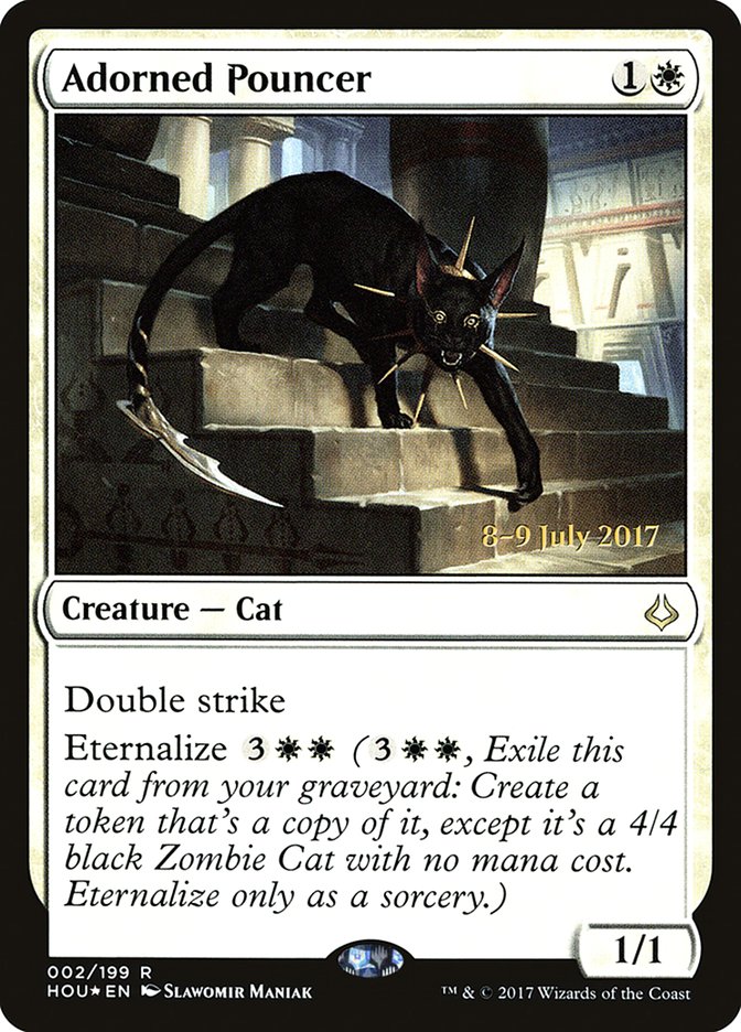 Adorned Pouncer [Hour of Devastation Prerelease Promos] | L.A. Mood Comics and Games