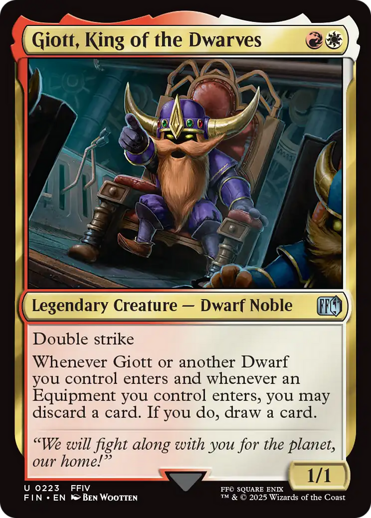 Giott, King of the Dwarves [FINAL FANTASY] | L.A. Mood Comics and Games