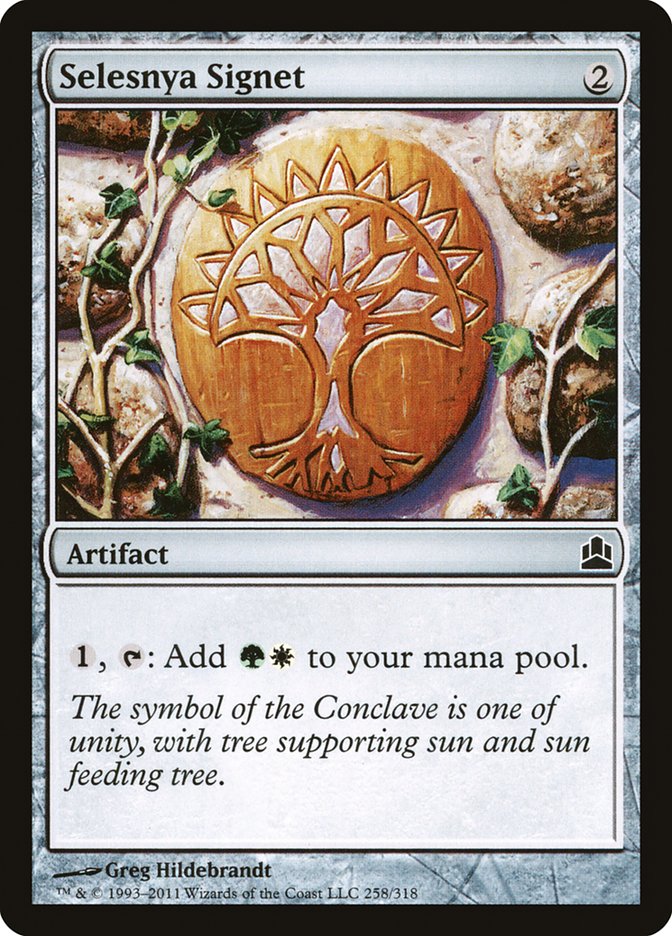 Selesnya Signet [Commander 2011] | L.A. Mood Comics and Games