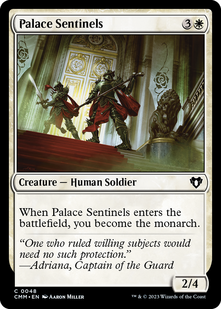Palace Sentinels [Commander Masters] | L.A. Mood Comics and Games