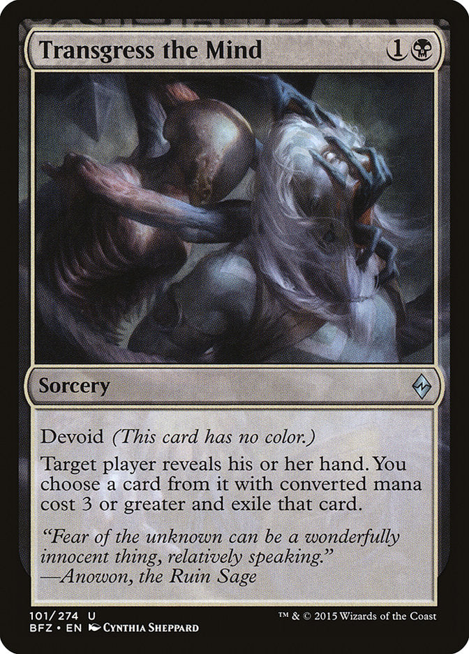 Transgress the Mind [Battle for Zendikar] | L.A. Mood Comics and Games