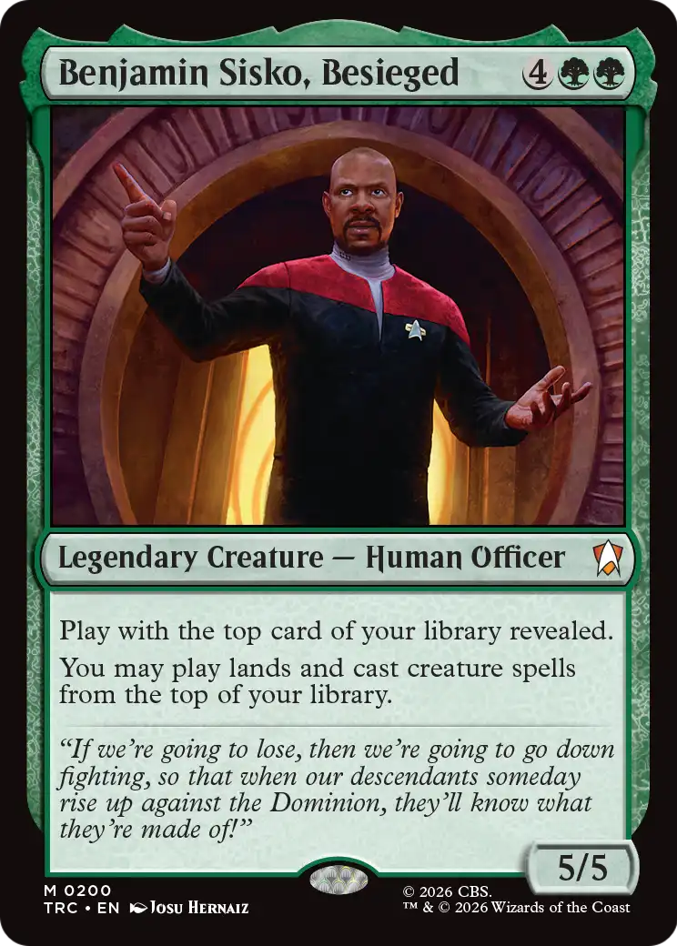 Benjamin Sisko, Besieged [Star Trek Commander] | L.A. Mood Comics and Games