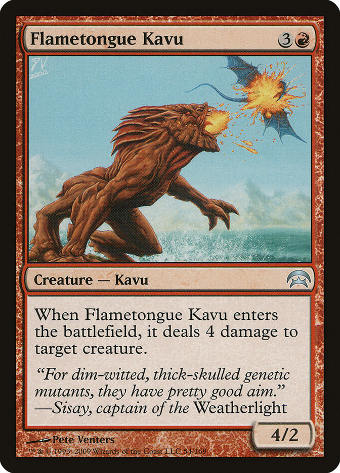 Flametongue Kavu [Planechase] | L.A. Mood Comics and Games