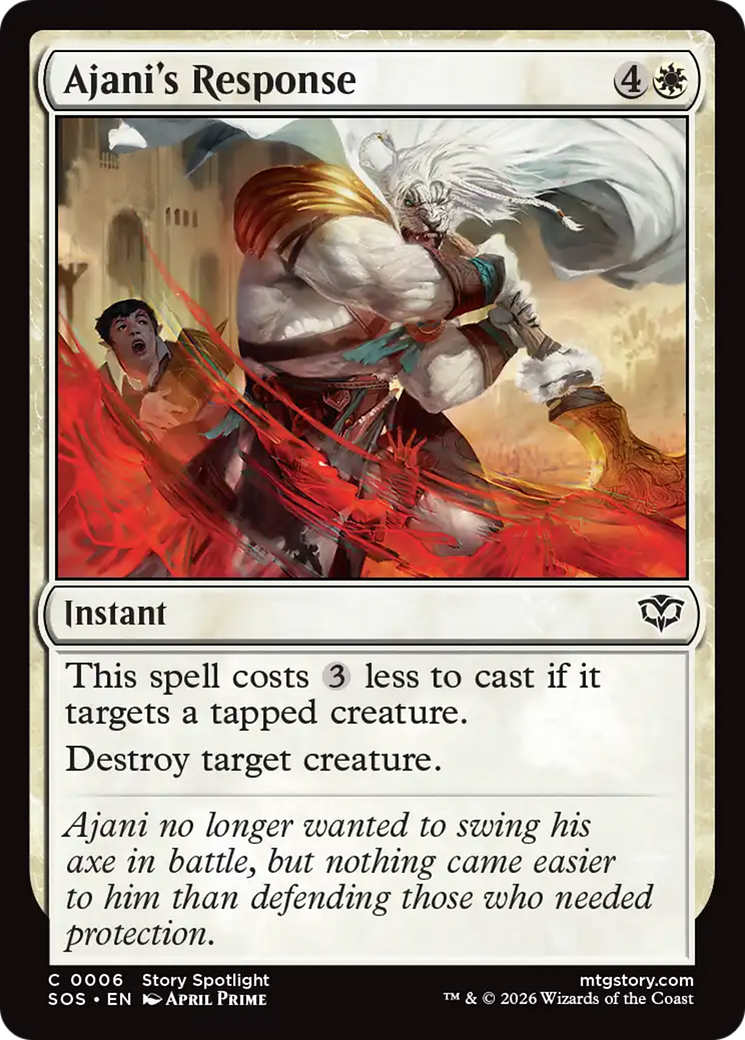Ajani's Response [Secrets of Strixhaven] | L.A. Mood Comics and Games