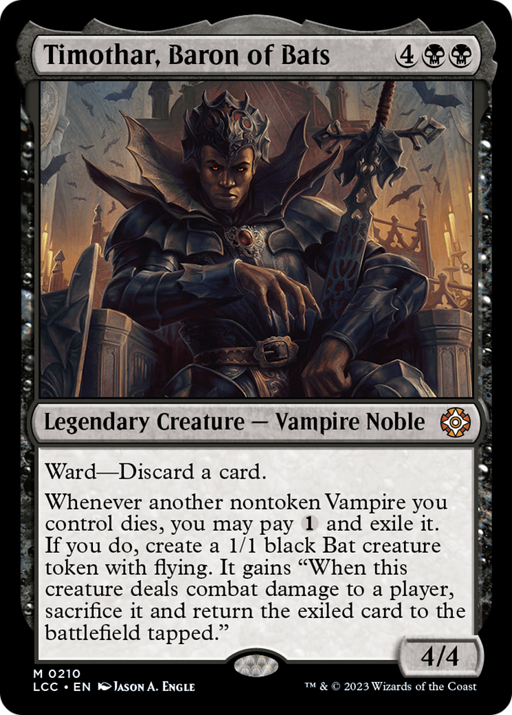 Timothar, Baron of Bats [The Lost Caverns of Ixalan Commander] | L.A. Mood Comics and Games