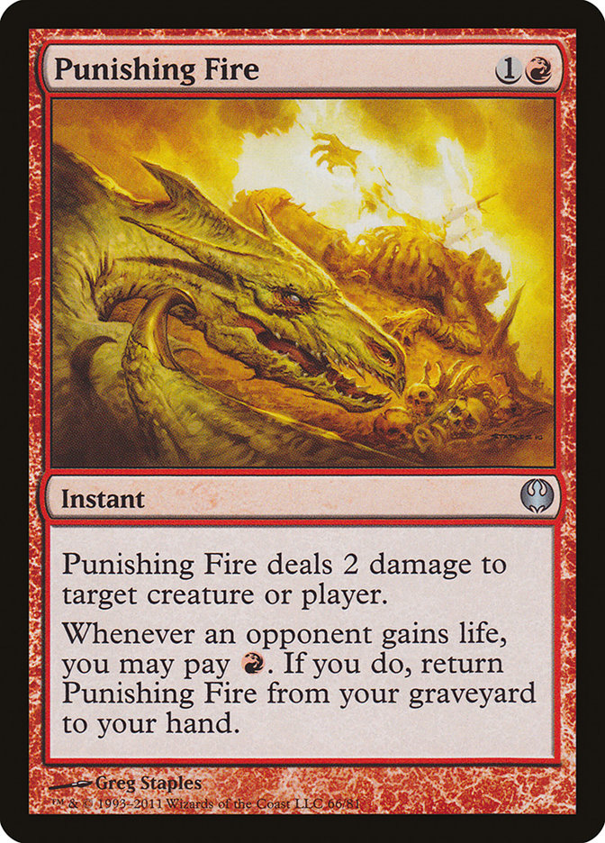 Punishing Fire [Duel Decks: Knights vs. Dragons] | L.A. Mood Comics and Games