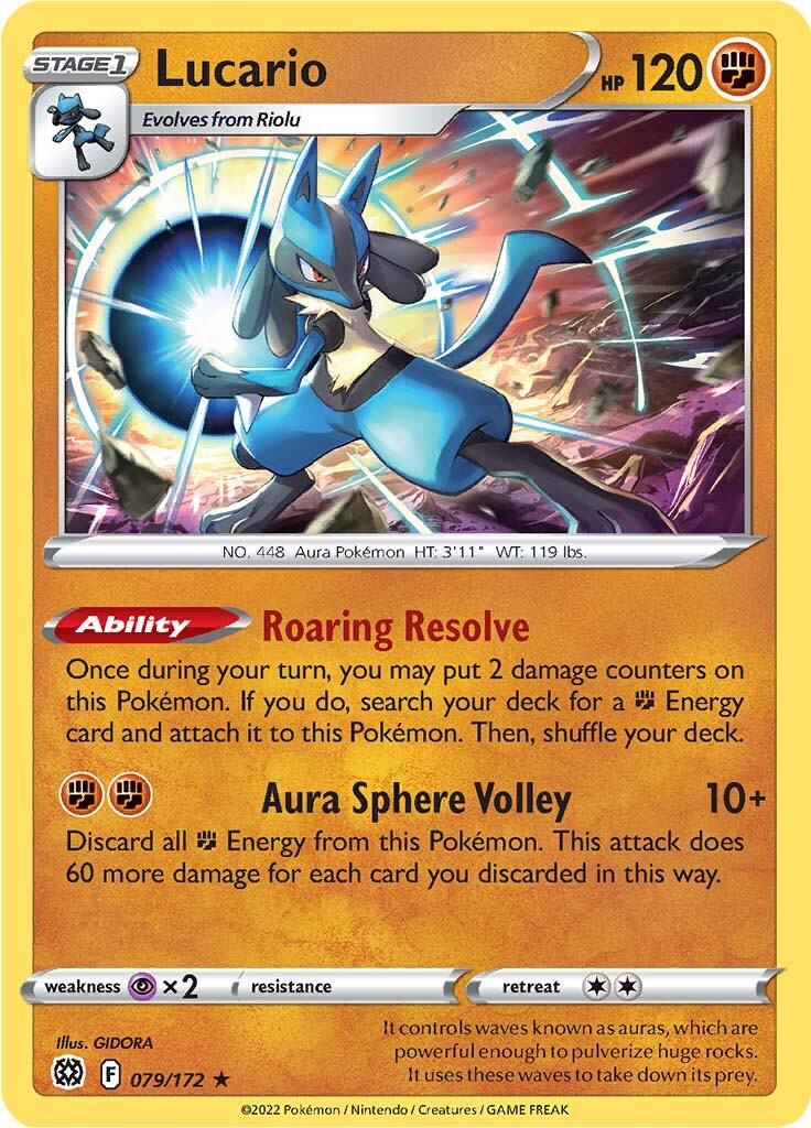 Lucario (079/172) [Sword & Shield: Brilliant Stars] | L.A. Mood Comics and Games