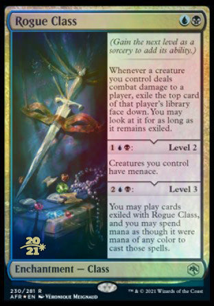 Rogue Class [Dungeons & Dragons: Adventures in the Forgotten Realms Prerelease Promos] | L.A. Mood Comics and Games