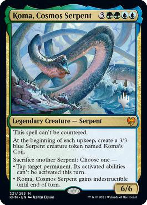 Koma, Cosmos Serpent (Promo Pack) [Kaldheim Promos] | L.A. Mood Comics and Games