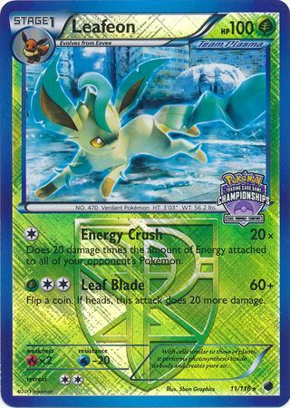Leafeon (11/116) (States Championship Promo) [Black & White: Plasma Freeze] | L.A. Mood Comics and Games