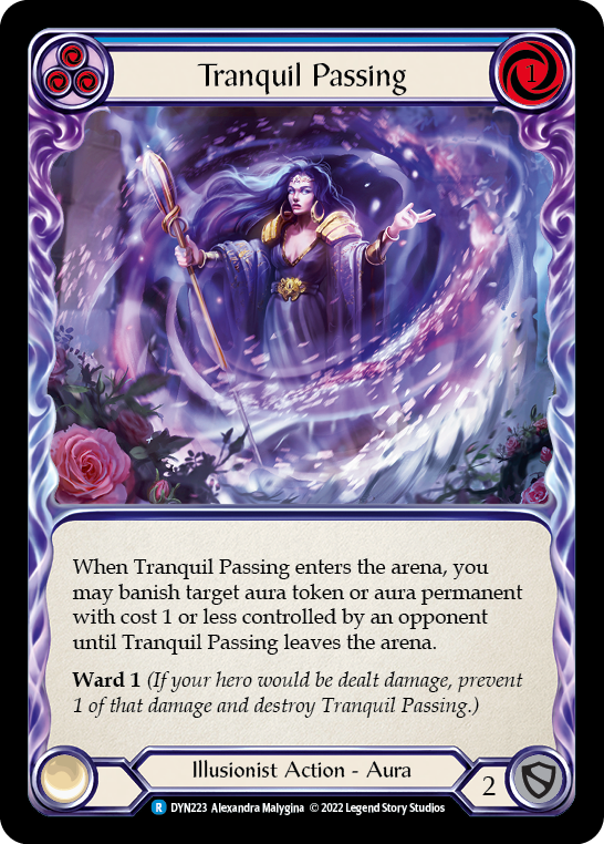 Tranquil Passing (Blue) [DYN223] (Dynasty) | L.A. Mood Comics and Games