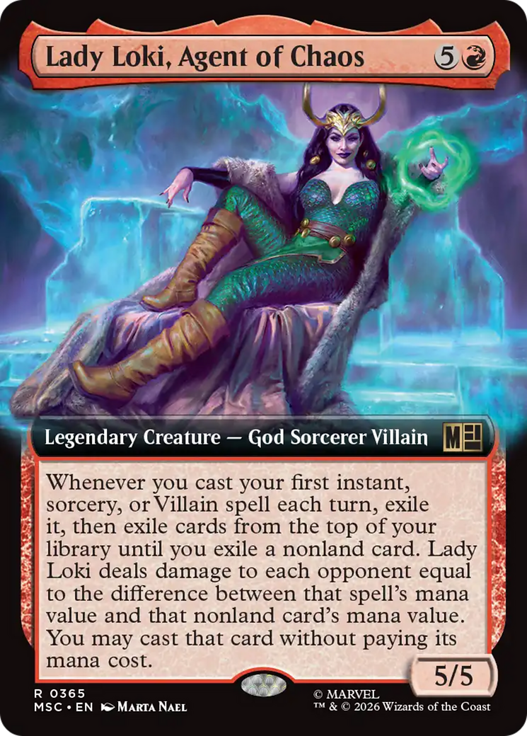 Lady Loki, Agent of Chaos (Extended Art) [Marvel Super Heroes Commander] | L.A. Mood Comics and Games