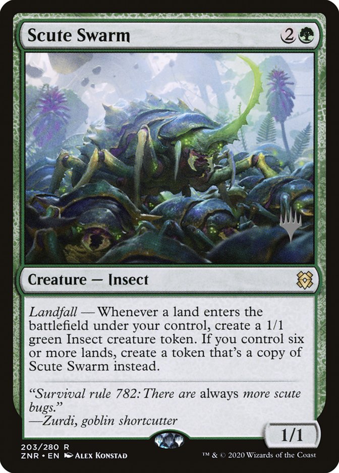 Scute Swarm (Promo Pack) [Zendikar Rising Promos] | L.A. Mood Comics and Games