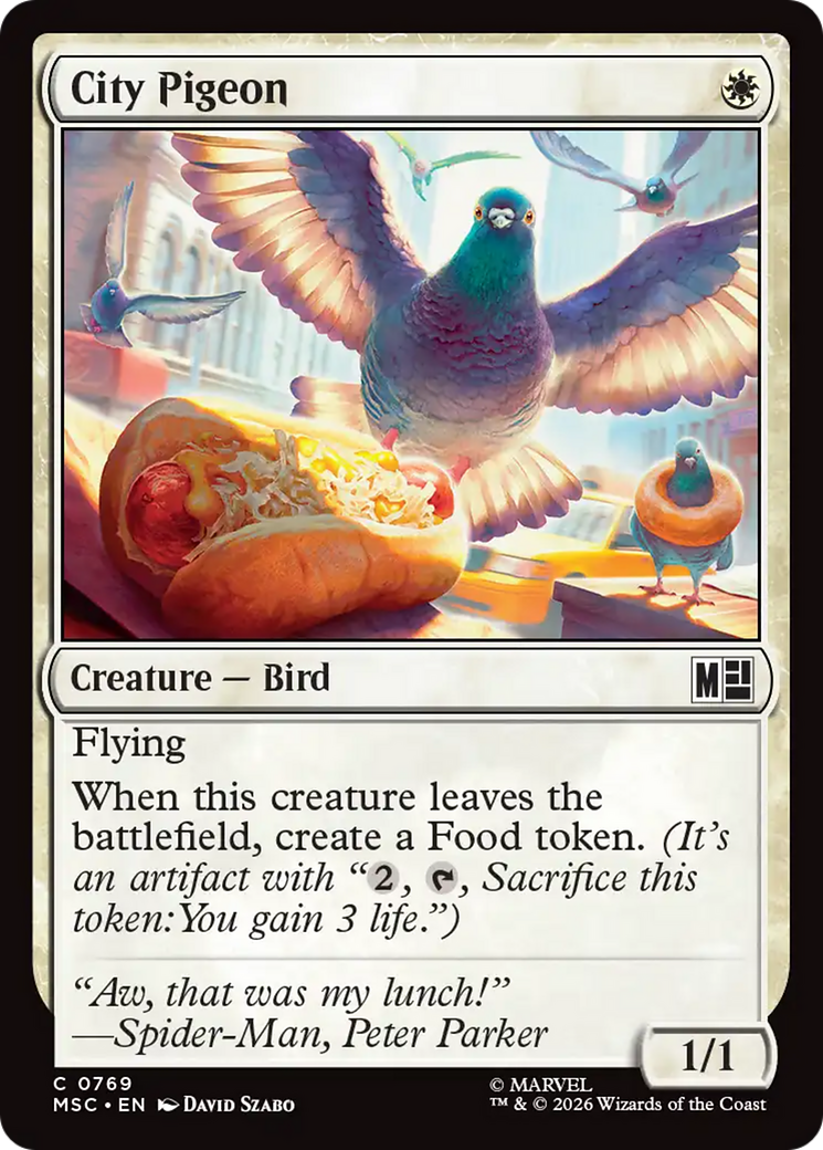 City Pigeon [Marvel Super Heroes Commander] | L.A. Mood Comics and Games