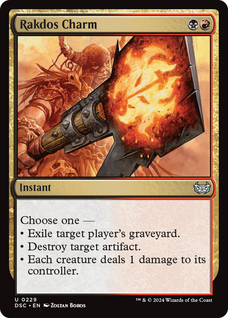 Rakdos Charm [Duskmourn: House of Horror Commander] | L.A. Mood Comics and Games