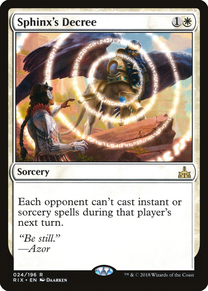 Sphinx's Decree [Rivals of Ixalan] | L.A. Mood Comics and Games