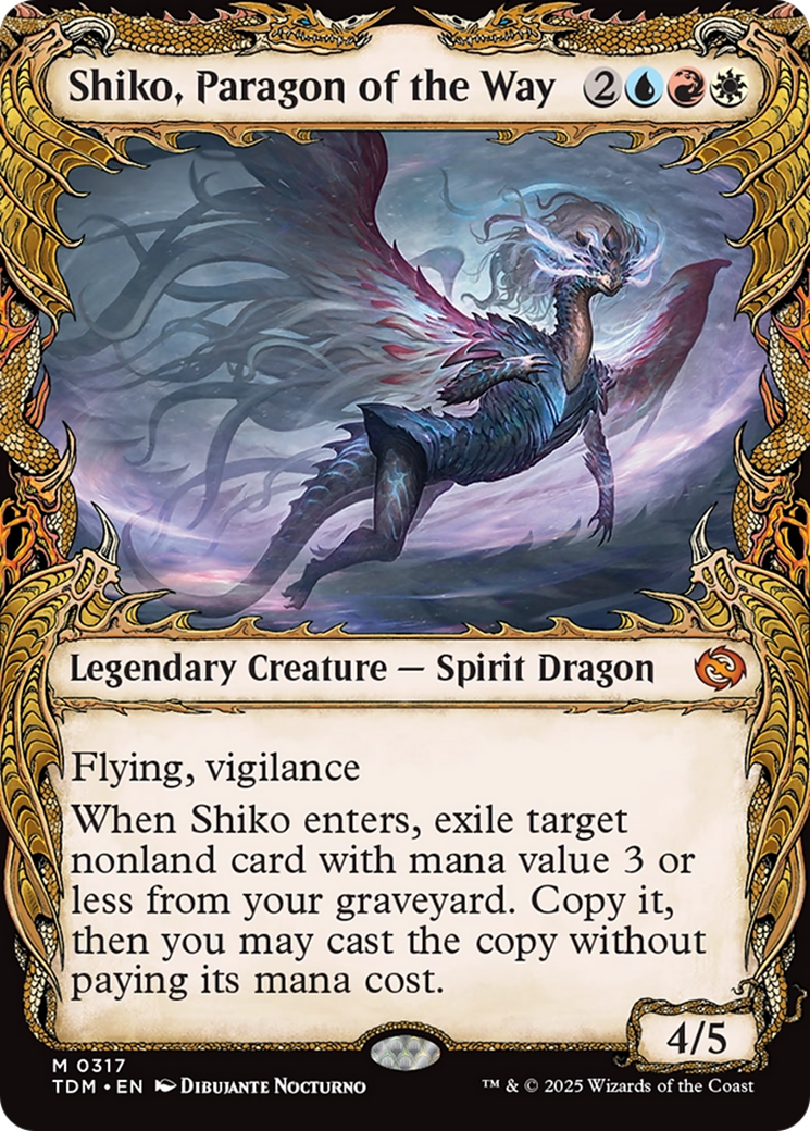 Shiko, Paragon of the Way (Showcase) [Tarkir: Dragonstorm] | L.A. Mood Comics and Games
