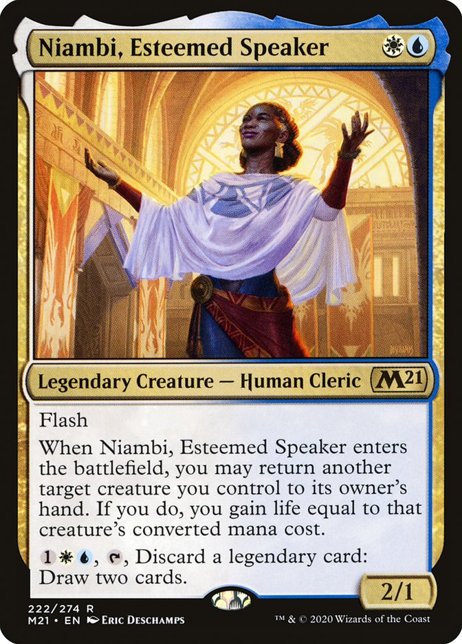 Niambi, Esteemed Speaker [Core Set 2021] | L.A. Mood Comics and Games