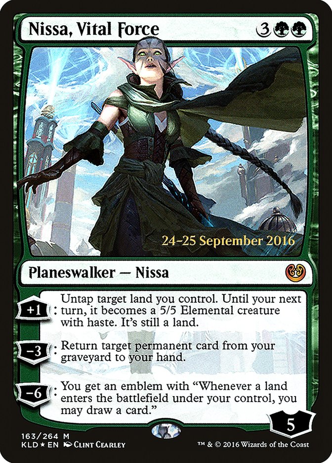 Nissa, Vital Force [Kaladesh Prerelease Promos] | L.A. Mood Comics and Games
