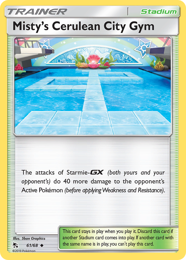 Misty's Cerulean City Gym (61/68) [Sun & Moon: Hidden Fates] | L.A. Mood Comics and Games