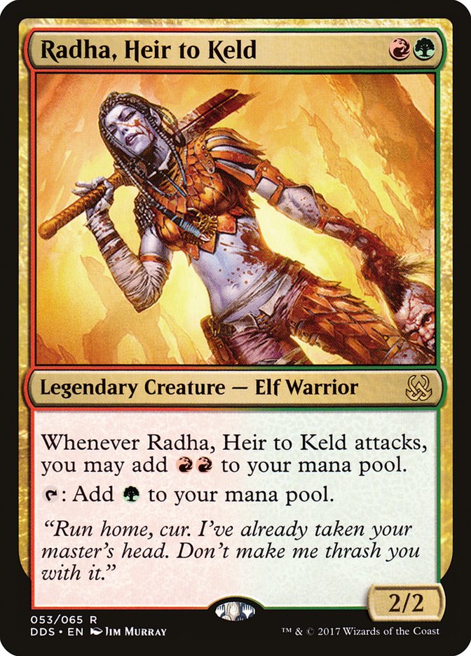 Radha, Heir to Keld [Duel Decks: Mind vs. Might] | L.A. Mood Comics and Games