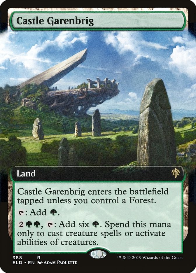 Castle Garenbrig (Extended Art) [Throne of Eldraine] | L.A. Mood Comics and Games