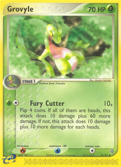 Grovyle (31/97) [EX: Dragon] | L.A. Mood Comics and Games
