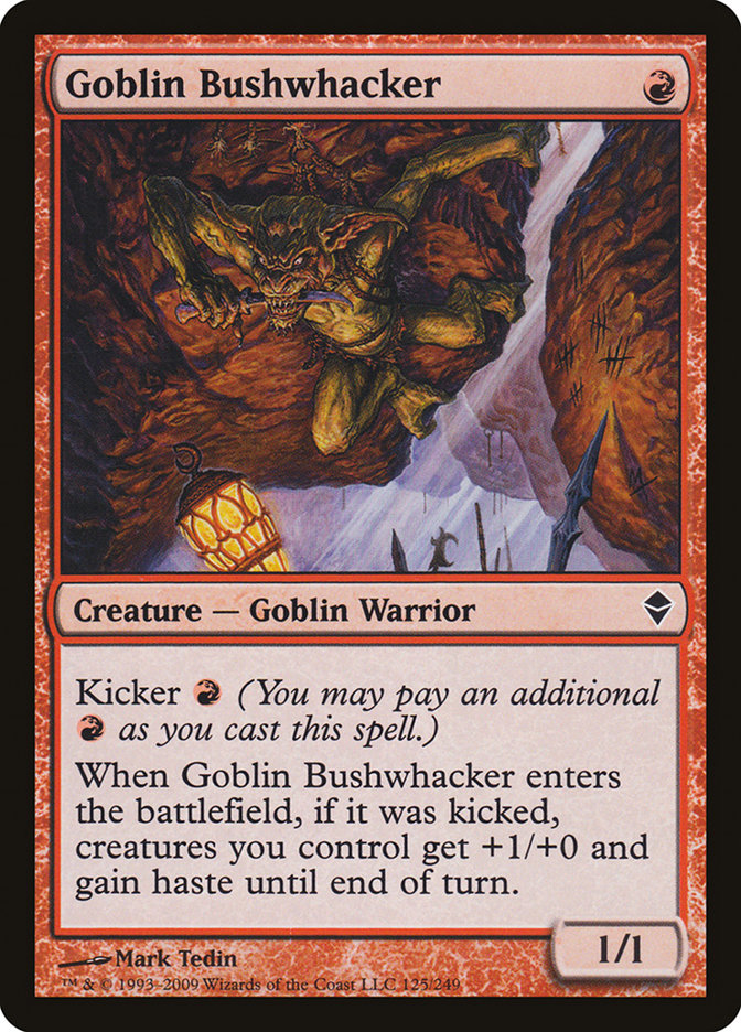Goblin Bushwhacker [Zendikar] | L.A. Mood Comics and Games