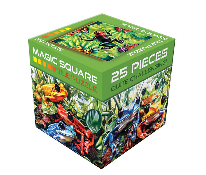 Magic Square Puzzle: Frogs (25pc) | L.A. Mood Comics and Games