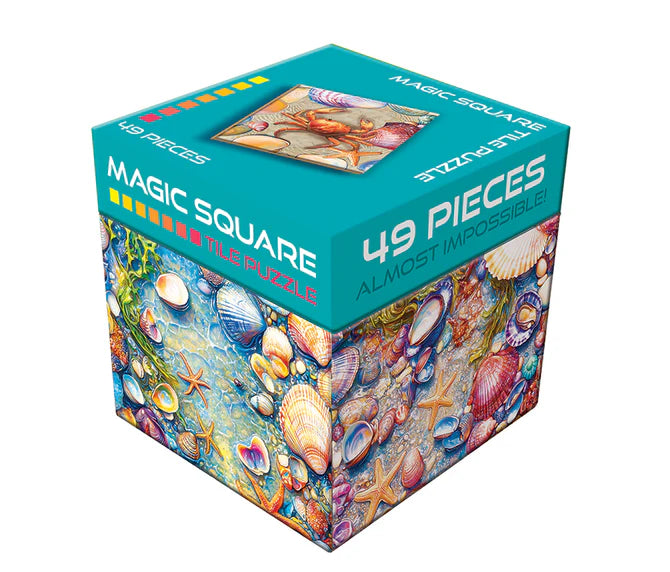 Magic Square Puzzle: Tidal Pool (49pc) | L.A. Mood Comics and Games