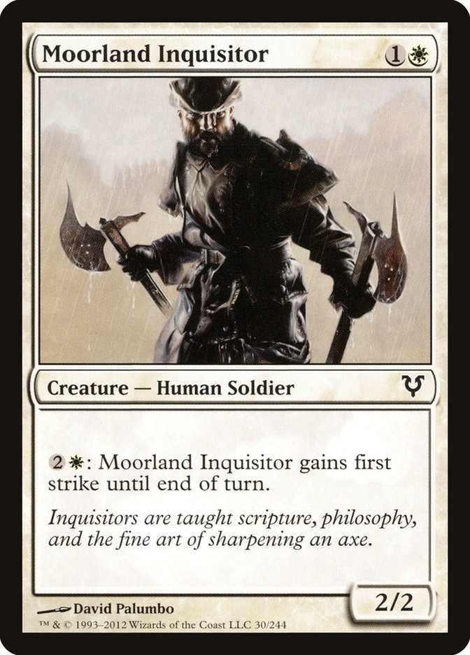 Moorland Inquisitor [Avacyn Restored] | L.A. Mood Comics and Games