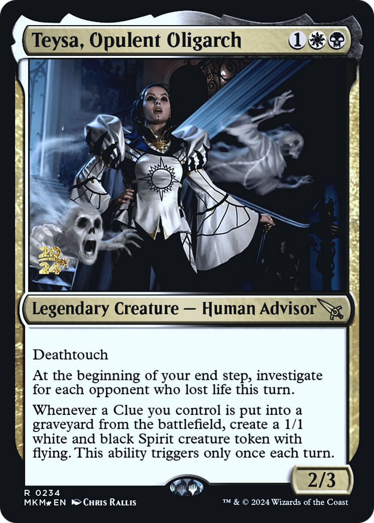 Teysa, Opulent Oligarch [Murders at Karlov Manor Prerelease Promos] | L.A. Mood Comics and Games