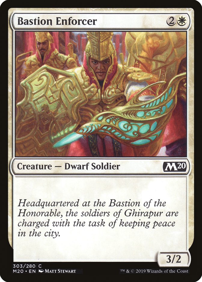 Bastion Enforcer [Core Set 2020] | L.A. Mood Comics and Games
