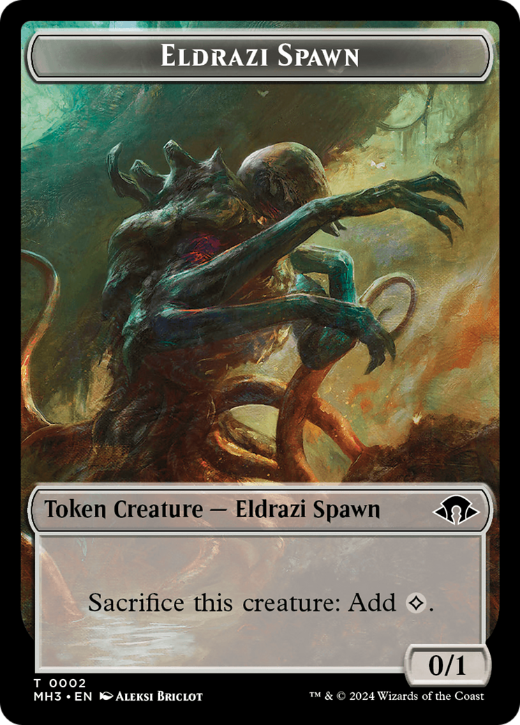Eldrazi Spawn // Insect (0027) Double-Sided Token [Modern Horizons 3 Tokens] | L.A. Mood Comics and Games