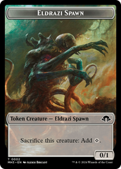 Eldrazi Spawn // Spirit (0028) Double-Sided Token [Modern Horizons 3 Tokens] | L.A. Mood Comics and Games